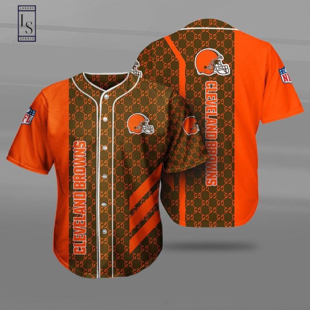 Cleveland Browns on Luxury Design NFL Jersey Shirt