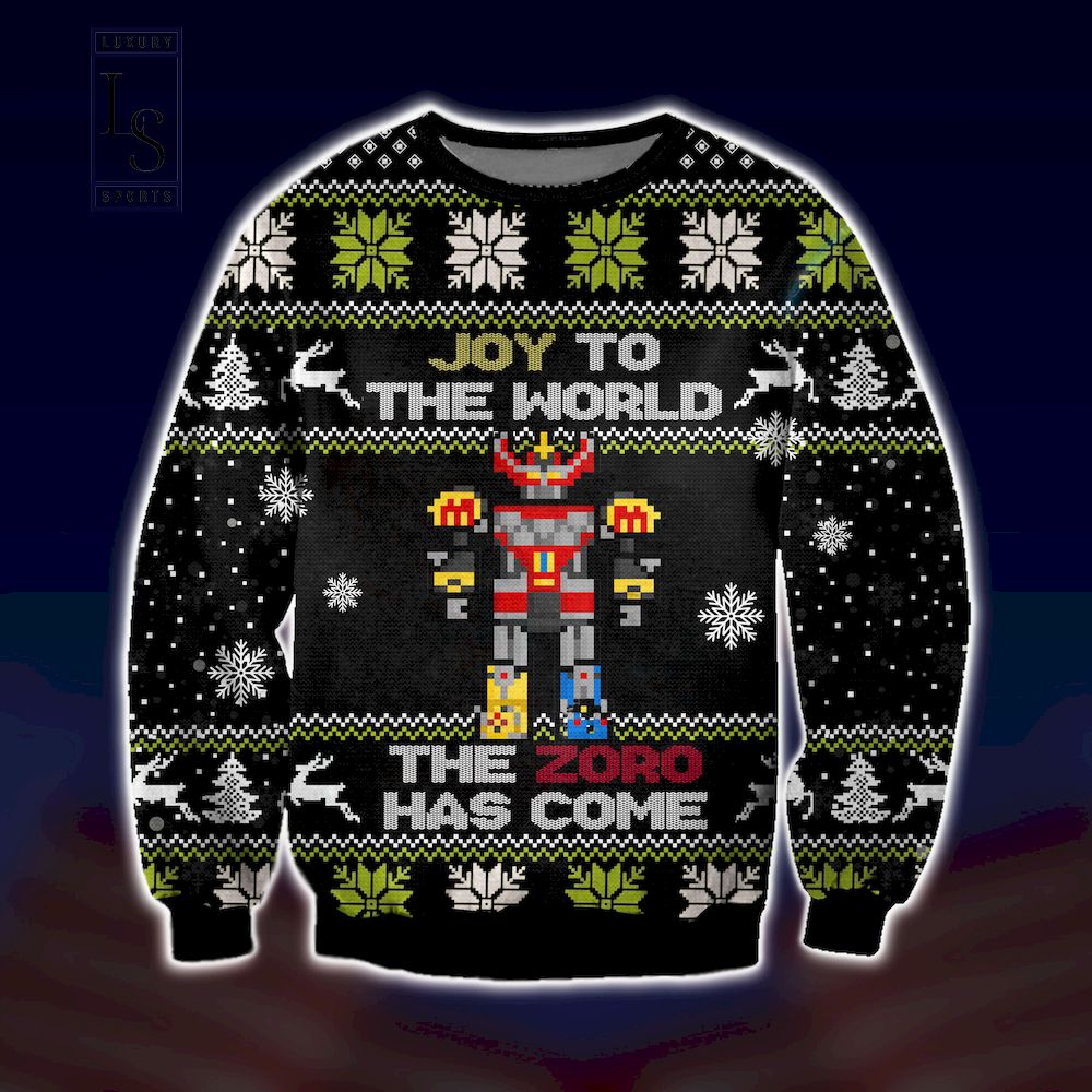 Power Rangers Joy to The World Megazord Has Come Ugly Christmas Sweater