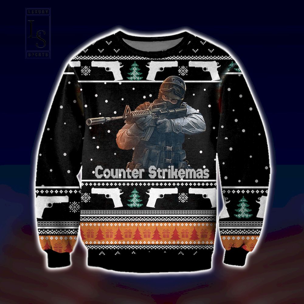 Counter Strike Ugly Christmas Sweater