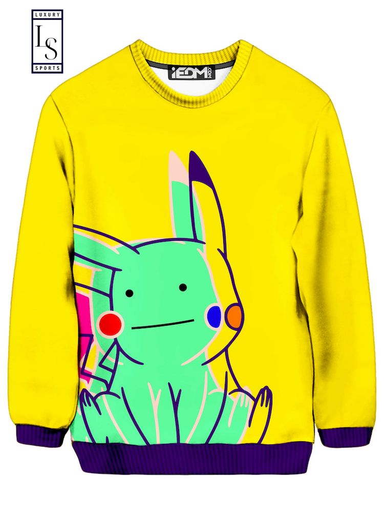 Ditto Pikachu Ugly Christmas Sweater