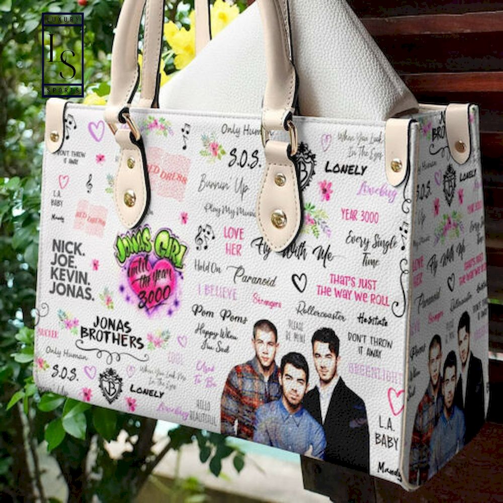 Jonas Brothers Leather Handbag