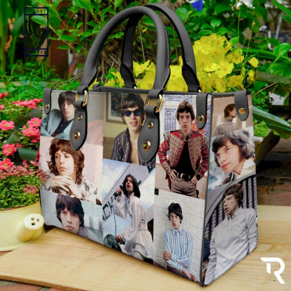 Mick Jagger Leather Handbag