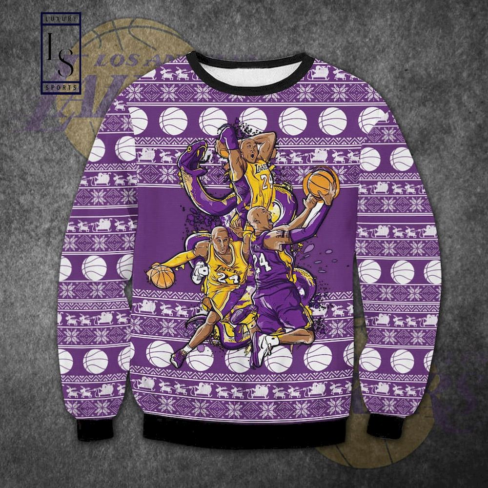 NBA Los Angeles Lakers Players Ugly Christmas Sweater
