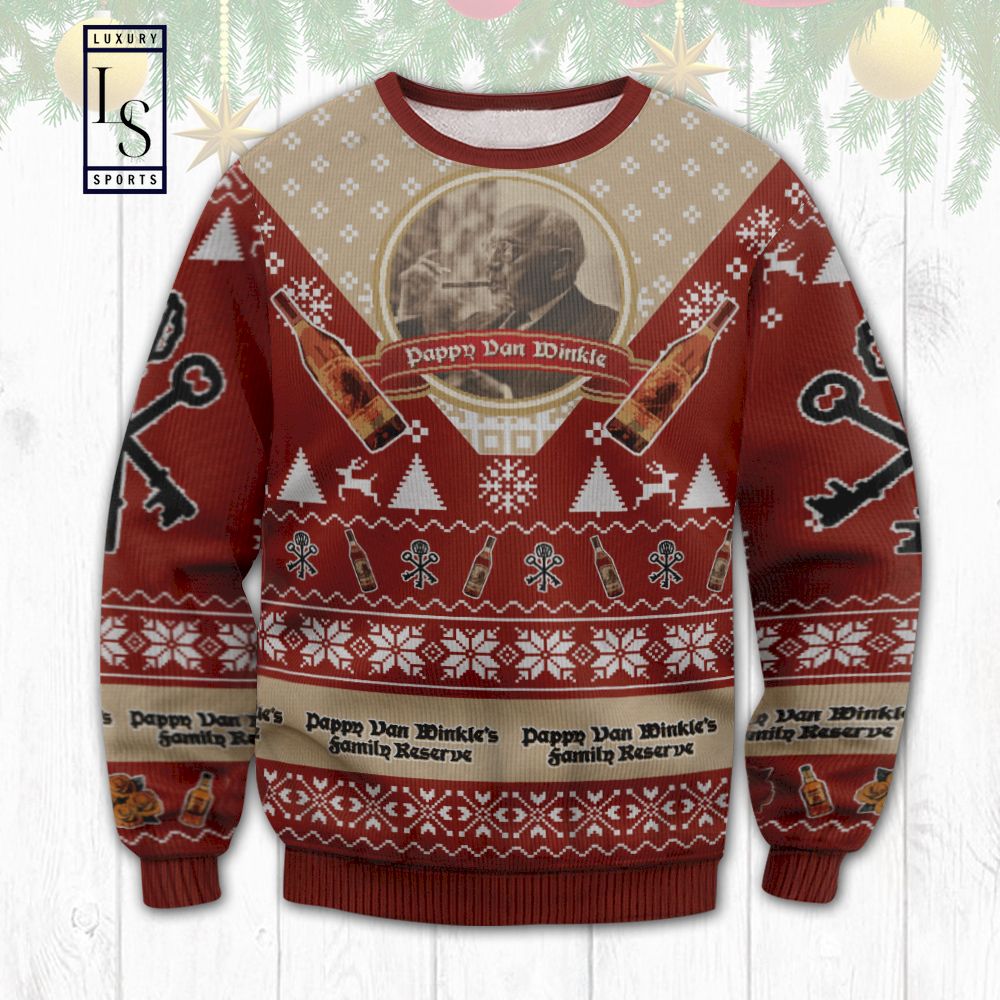Pappy Van Winkle Ugly Christmas Sweater