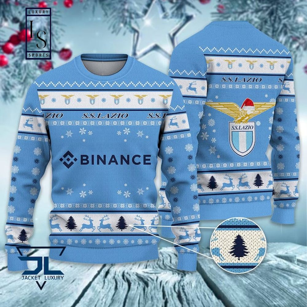 S.S Lazio Serie A Ugly Christmas Sweater