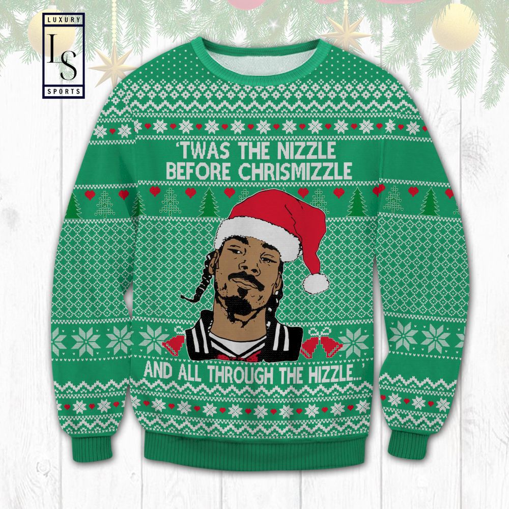 Snoop Dogg Twas The Nizzle Ugly Sweater