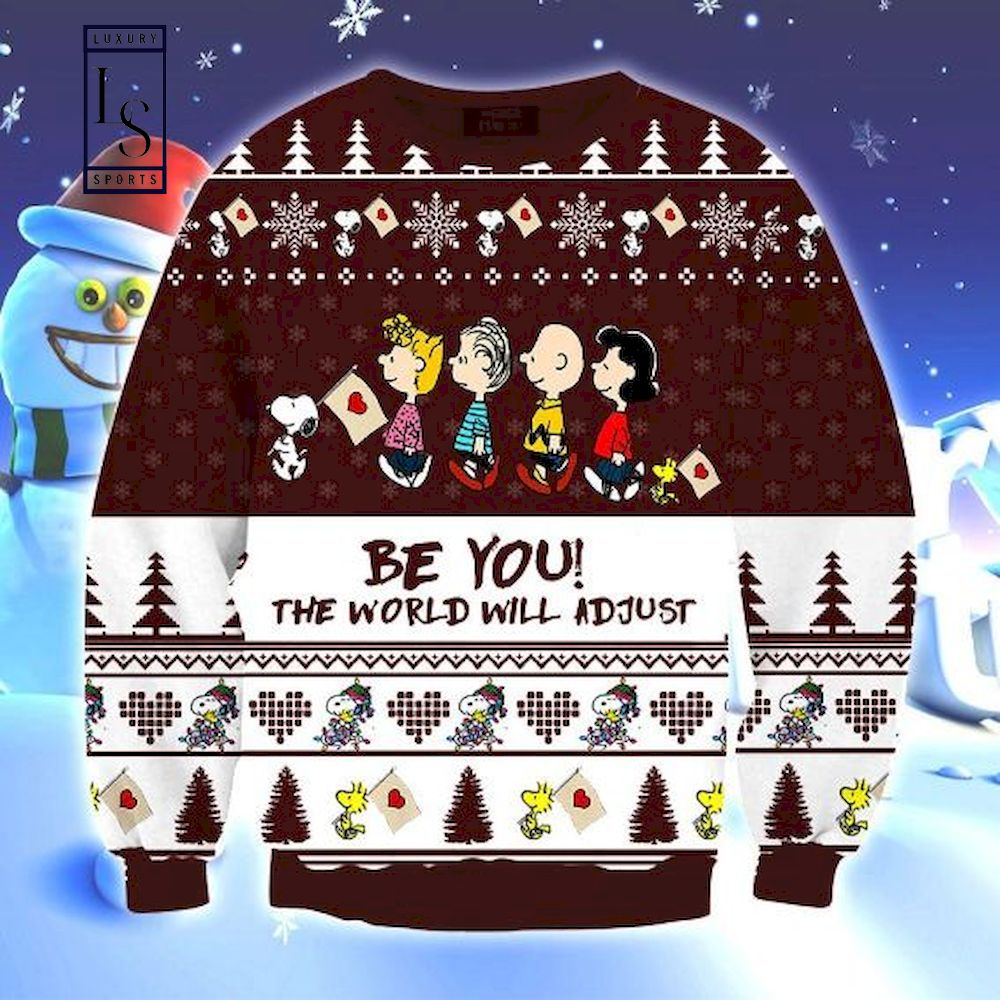 Snoopy Be You in Christmas Sweater Ugly