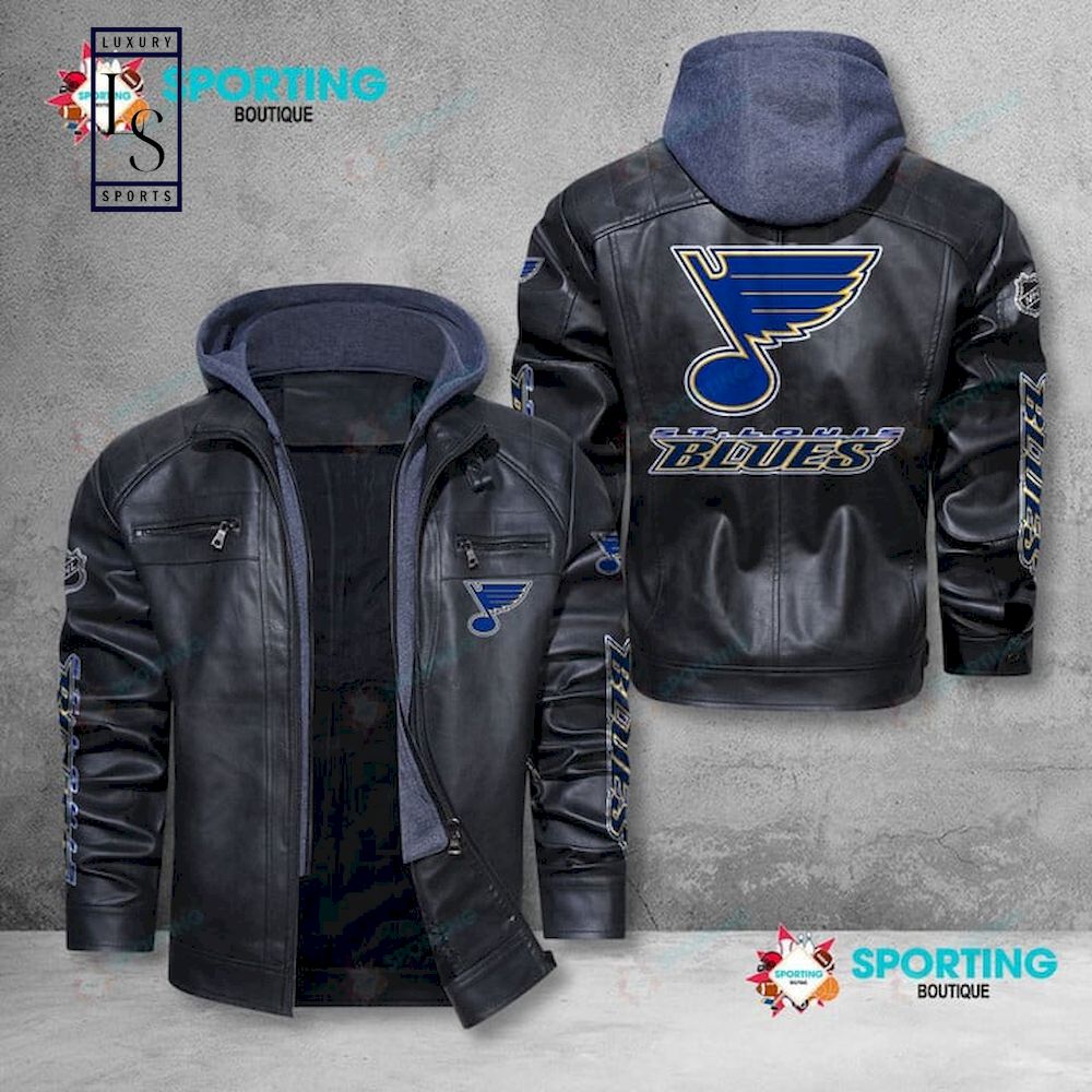 St Louis Blues NHL Leather Jacket