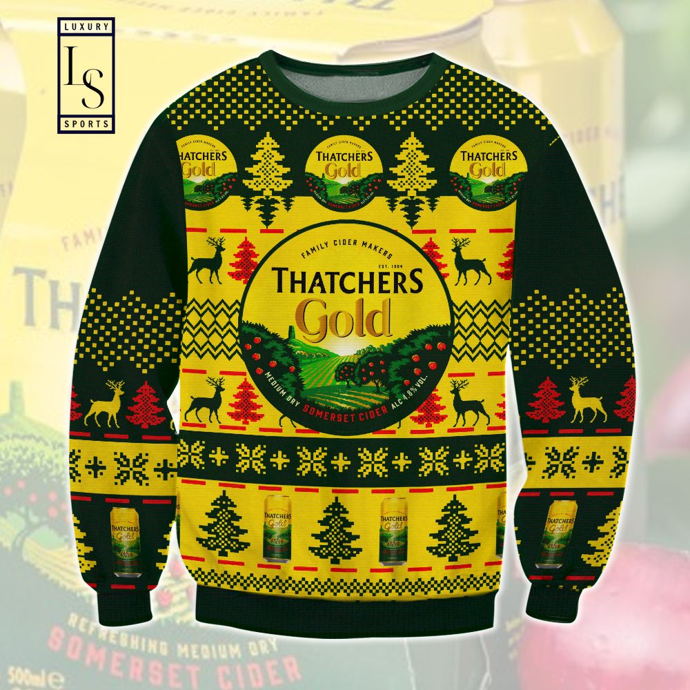 Thatchers Gold Ugly Christmas Sweater