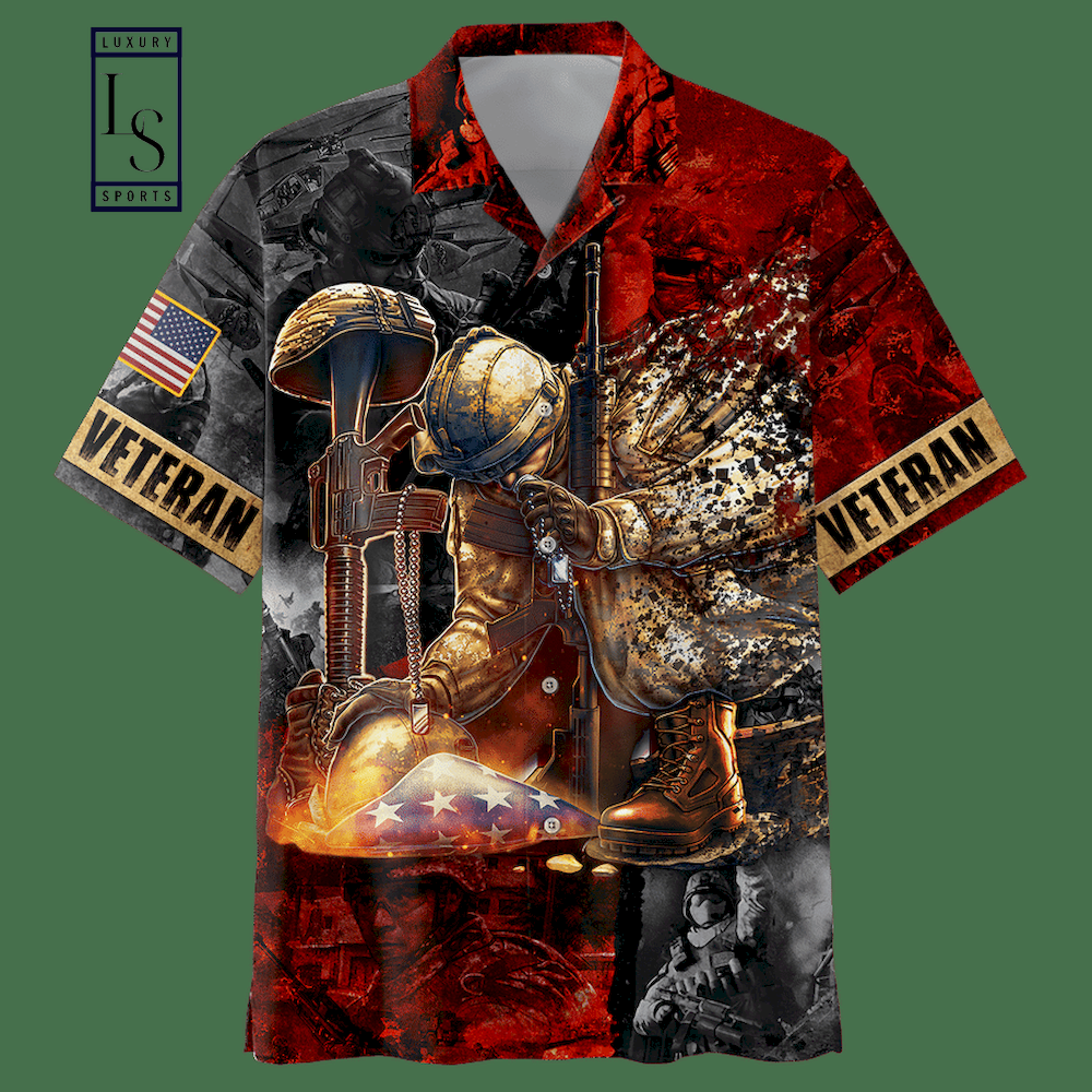 US Veteran Honor The Fallen Unisex Hawaiian Shirt