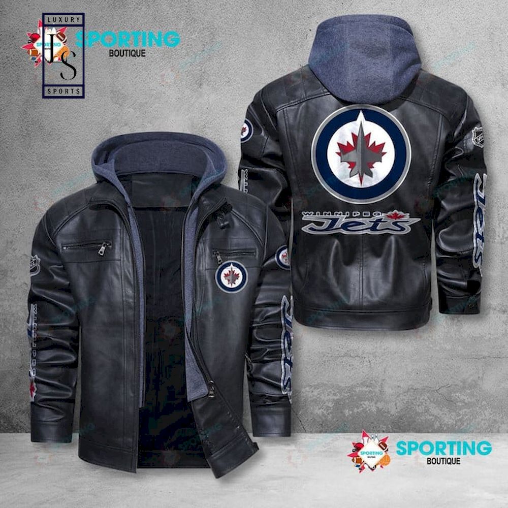 Winnipeg Jets NHL Leather Jacket