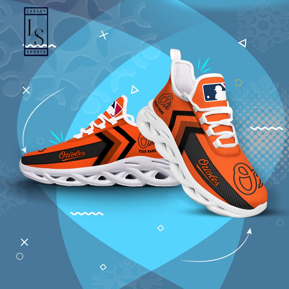 Baltimore Orioles Personalized Max Soul Shoes