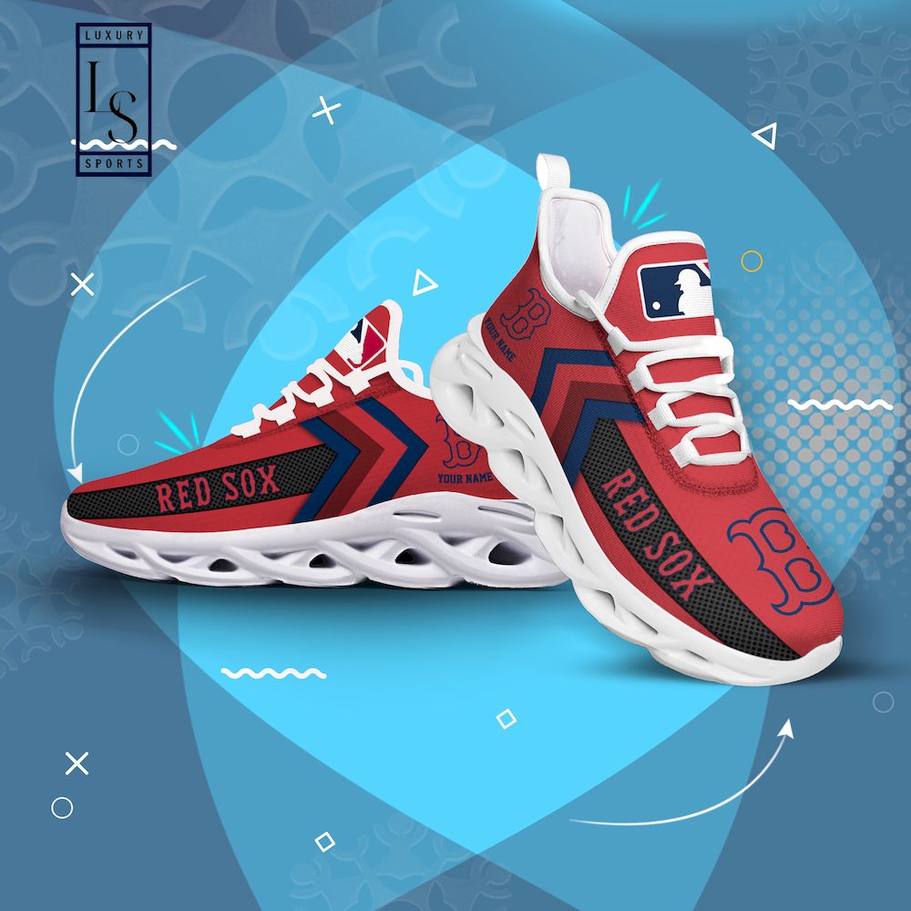 Boston Red Sox Personalized Max Soul Shoes