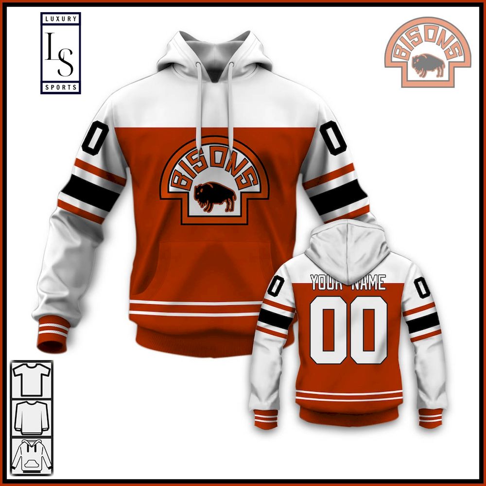 Buffalo Bisons hockey Retro Personalized Hoodie d