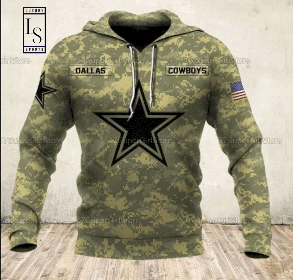 dallas cowboys army hoodie
