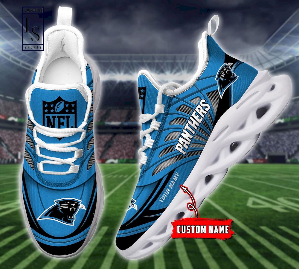 Carolina Panthers NFL Personalized Max Soul Shoes