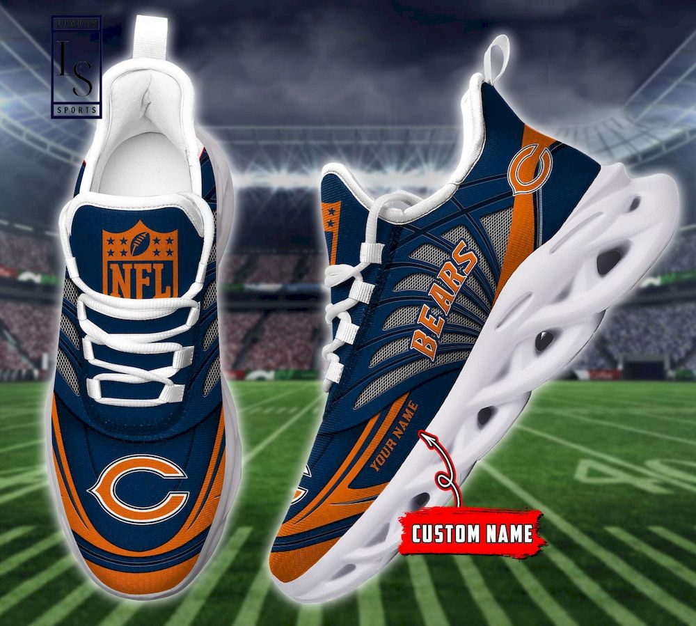 Chicago Bears NFL Personalized Max Soul Shoes