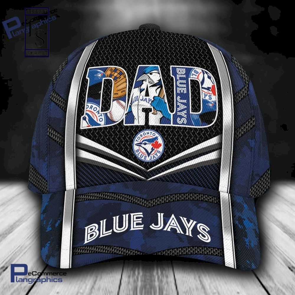 Dad Gift Toronto Blue Jays Custom Name Cap