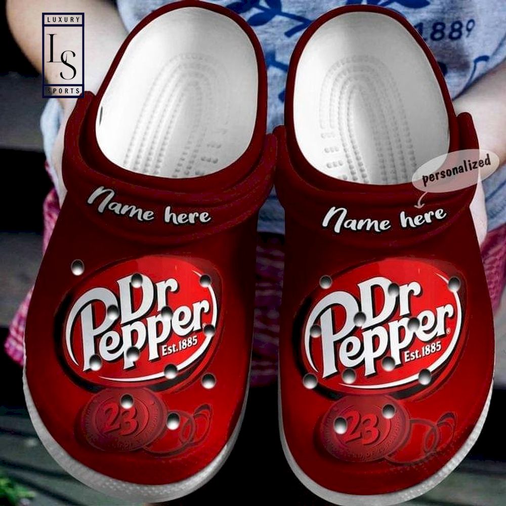Dr Pepper Personalized Crocs Clog Shoes