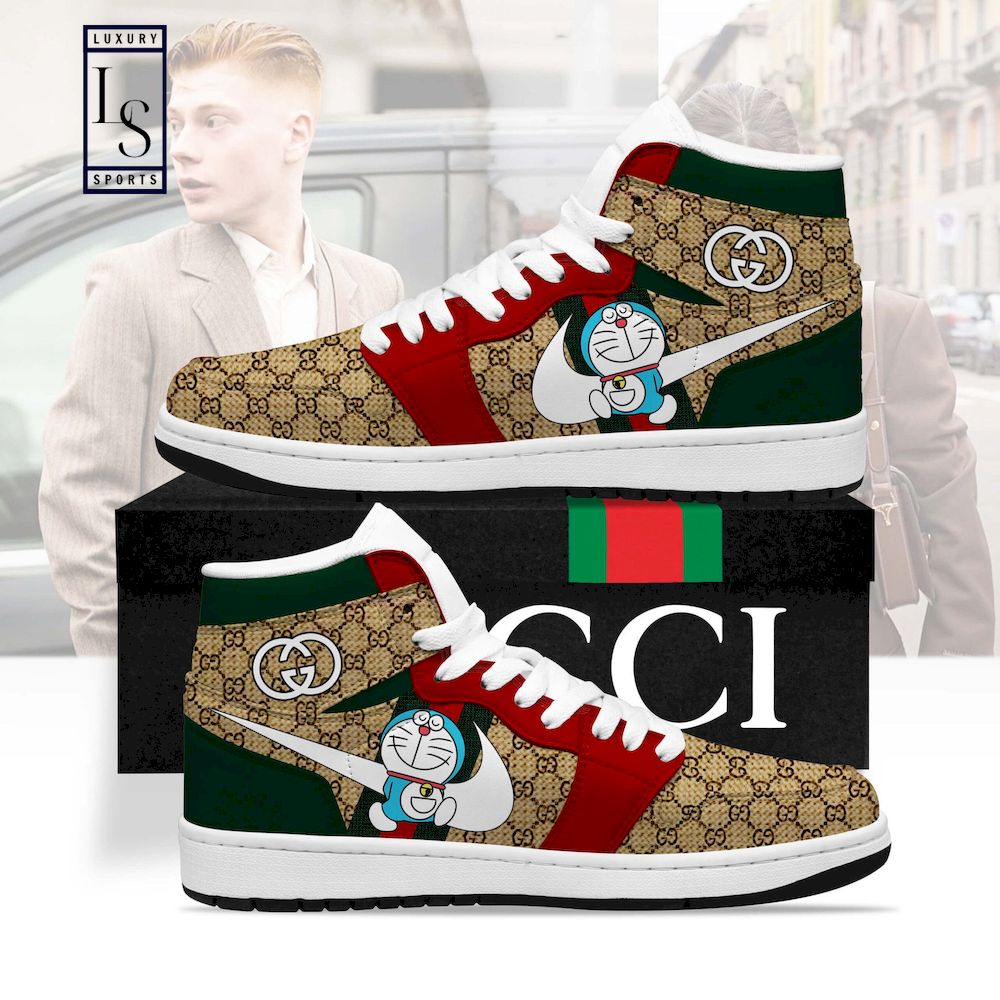 SALE] Gucci Luxury Jordan 1 High Sneaker - Luxury & Sports Store