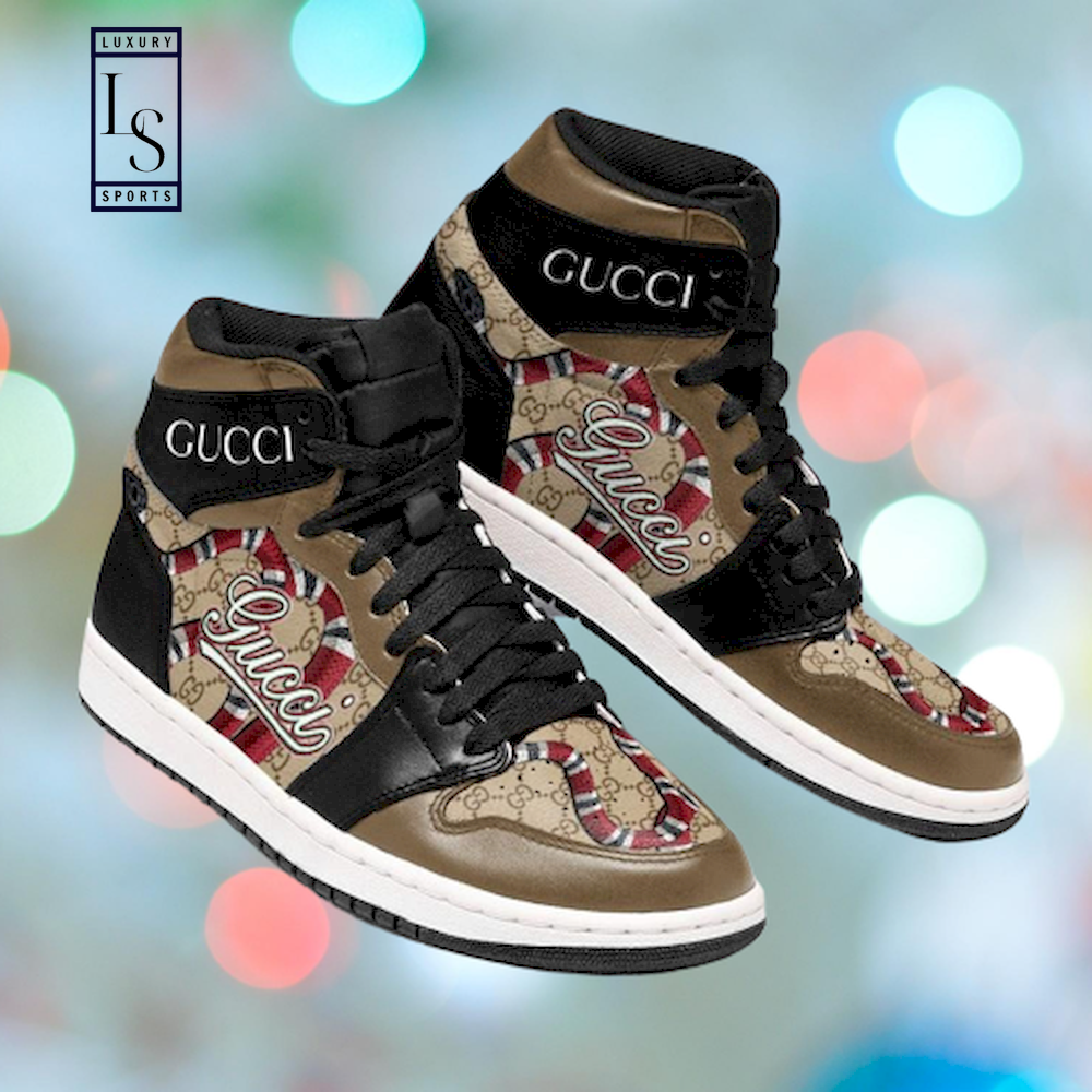 SALE] Gucci Luxury Jordan 1 High Sneaker - Luxury & Sports Store