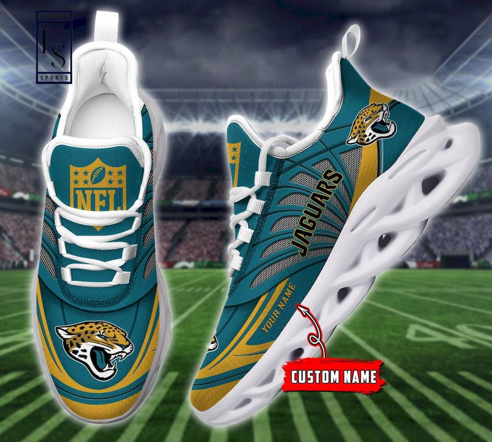 Jacksonville Jaguars NFL Personalized Max Soul Shoes