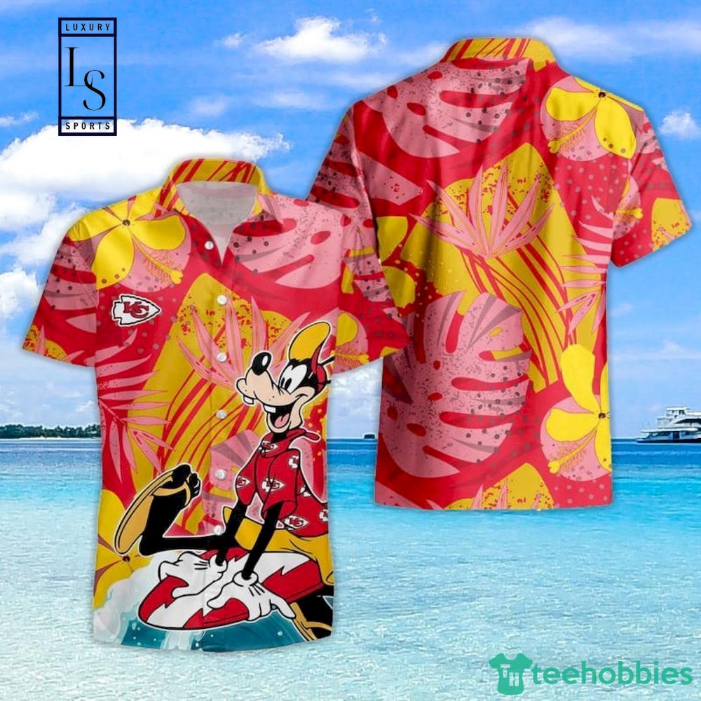 Kansas City Chiefs Goofy Hawaiian Shirt - Wow, cute pie