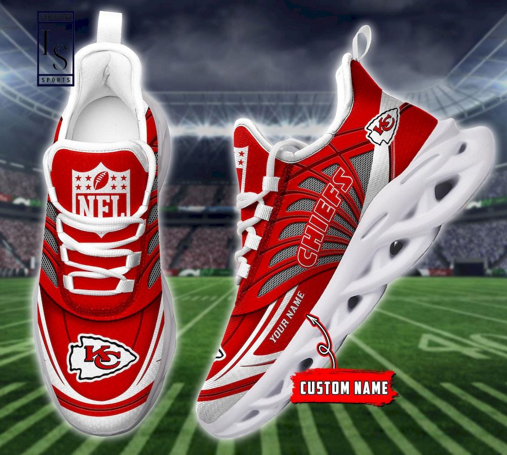 Kansas City Chiefs NFL Personalized Max Soul Shoes