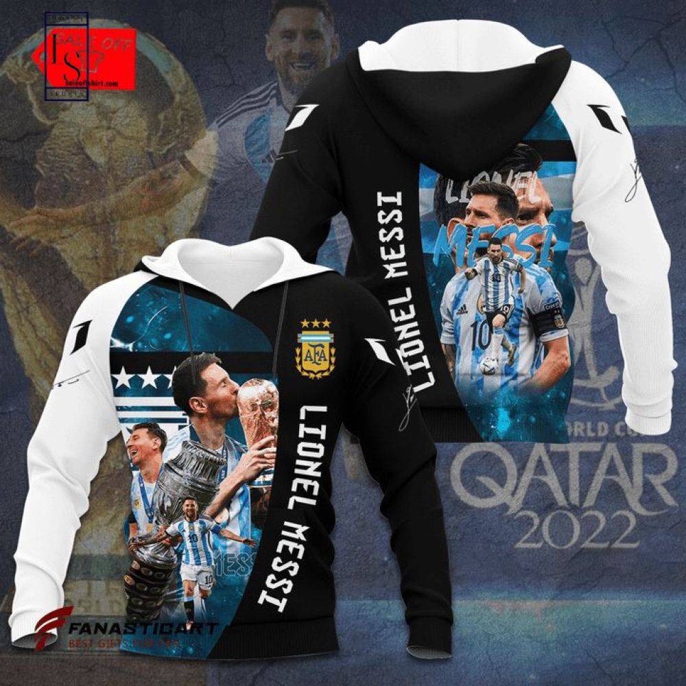 Lionel Messi Champion of World Cup Hoodie D