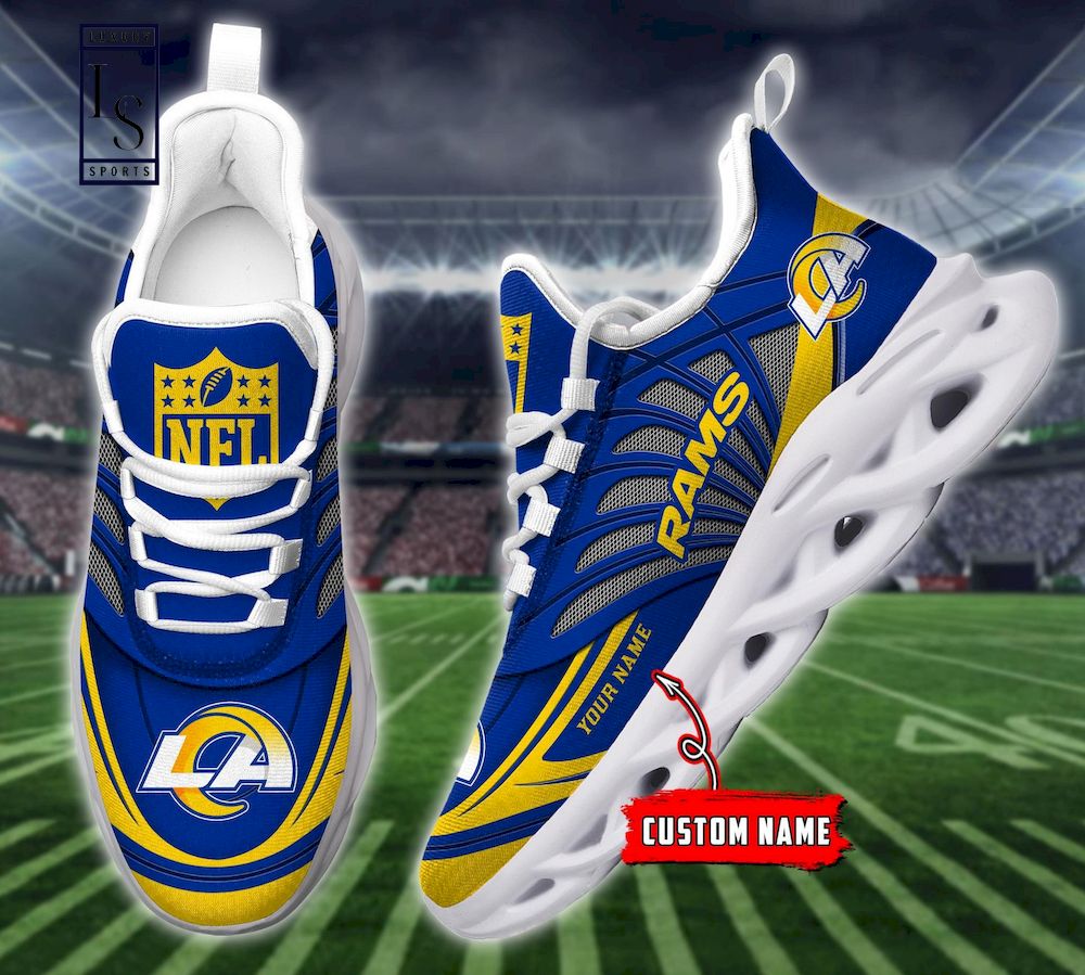 Los Angeles Rams NFL Personalized Max Soul Shoes