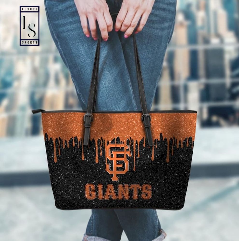 MLB San Francisco Giants Paint Leather Tote Bag