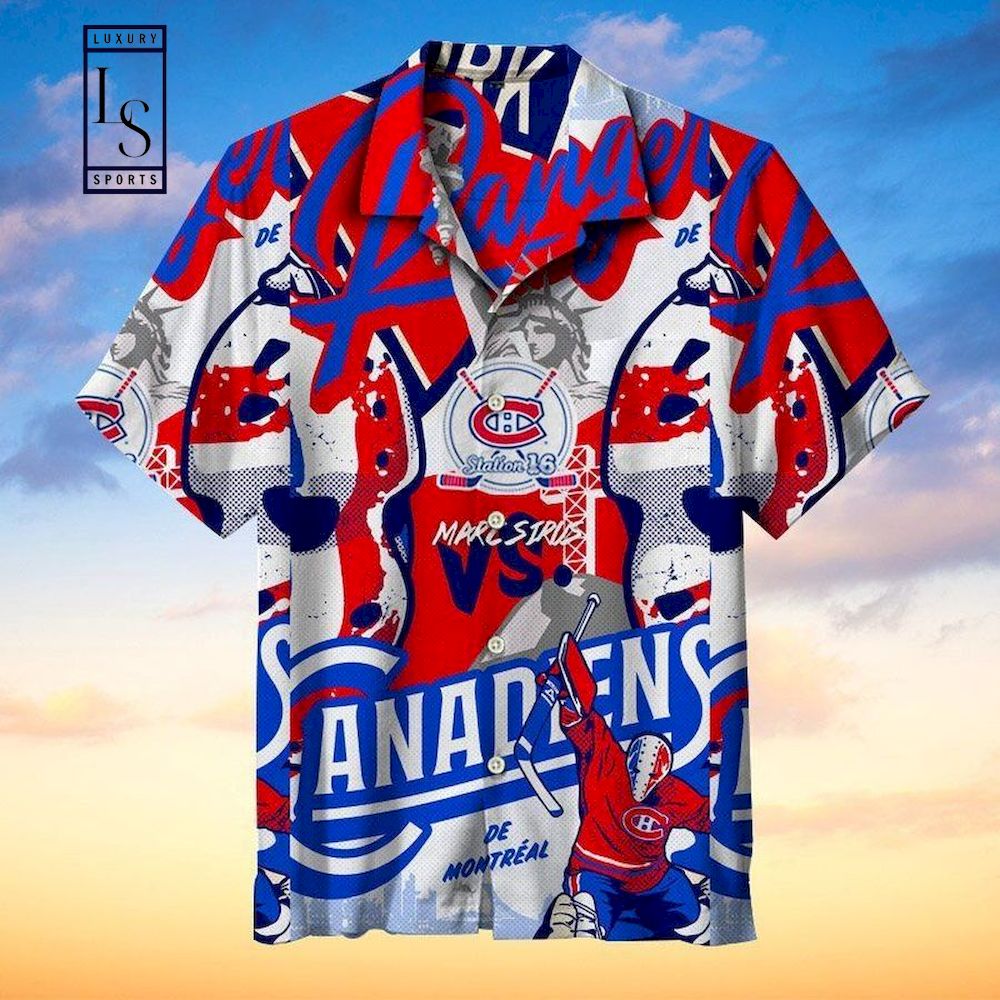 Montreal Canadiens NHL Graphic Print Hawaiian Shirt - Good look mam