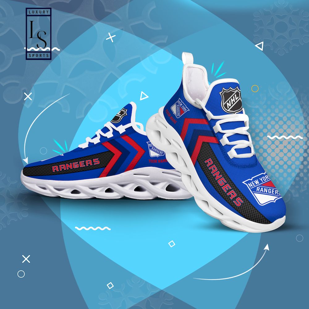 New York Rangers NHL Personalized Max Soul Shoes