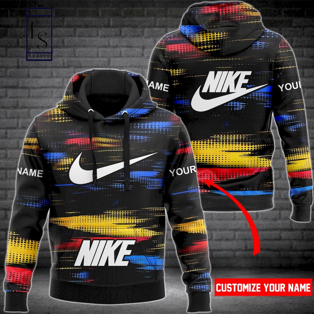 Nike Personalized Paint Color D Hoodie
