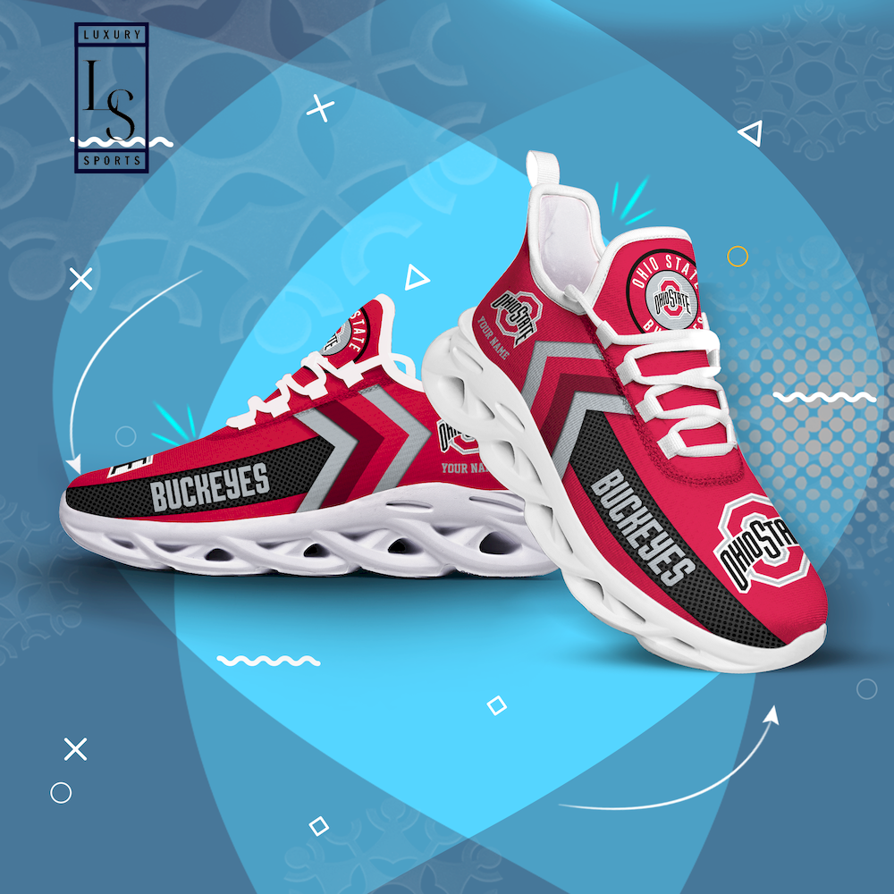 Ohio State Buckeyes Personalized Max Soul Shoes - My friends!