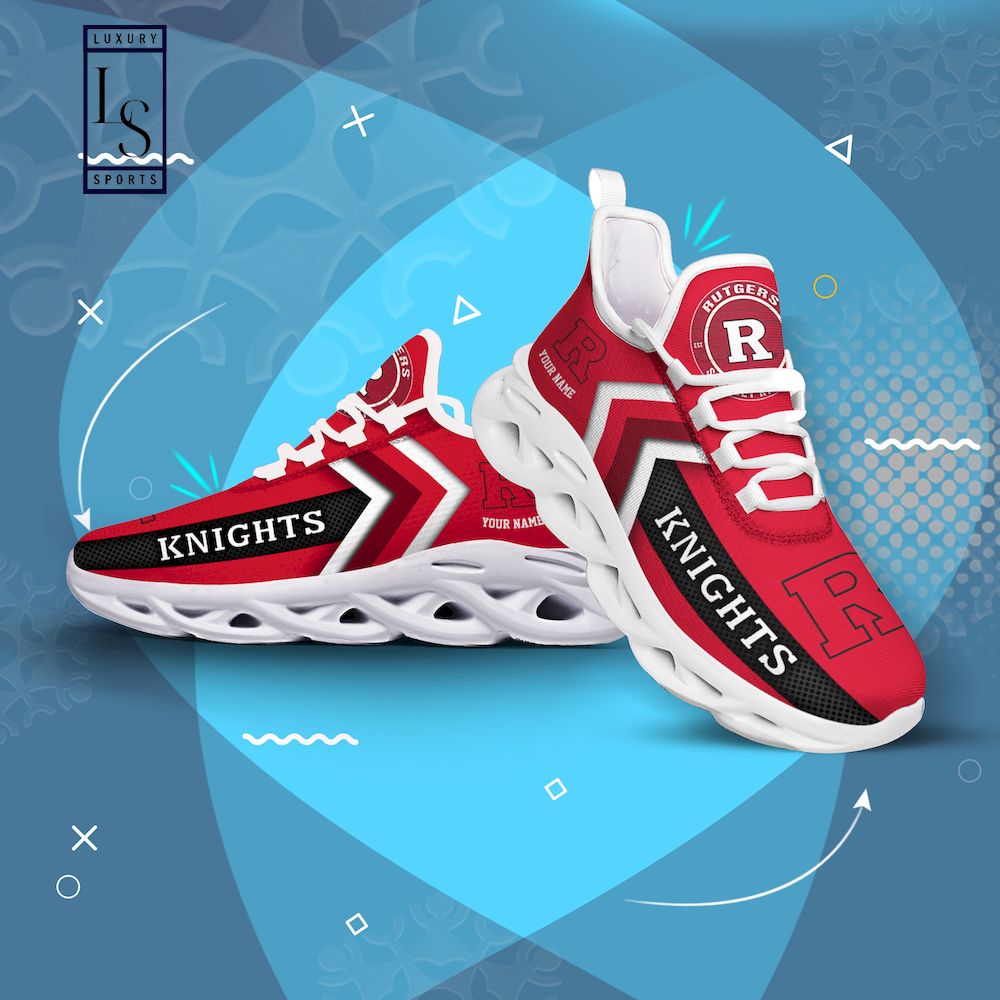 Rutgers Scarlet Knights Personalized Max Soul Shoes - My friends!