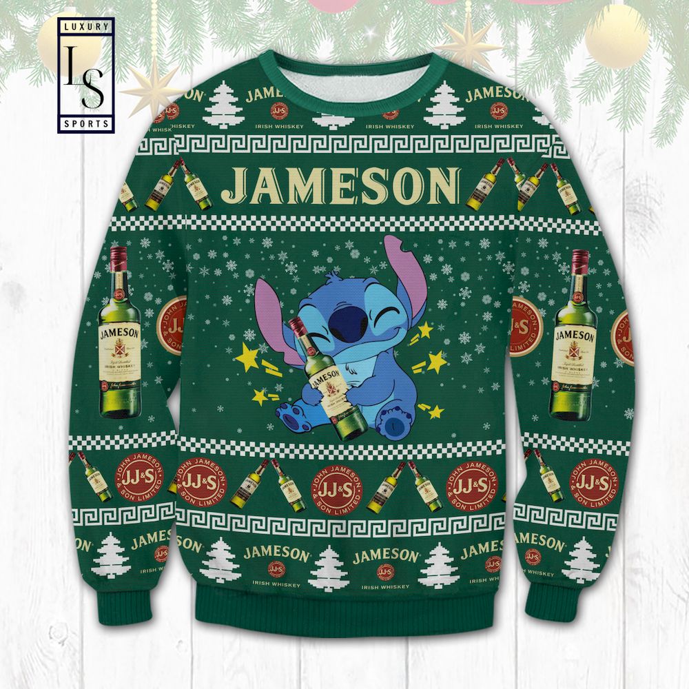 Stitch Hug Jameson Ugly Christmas Sweater
