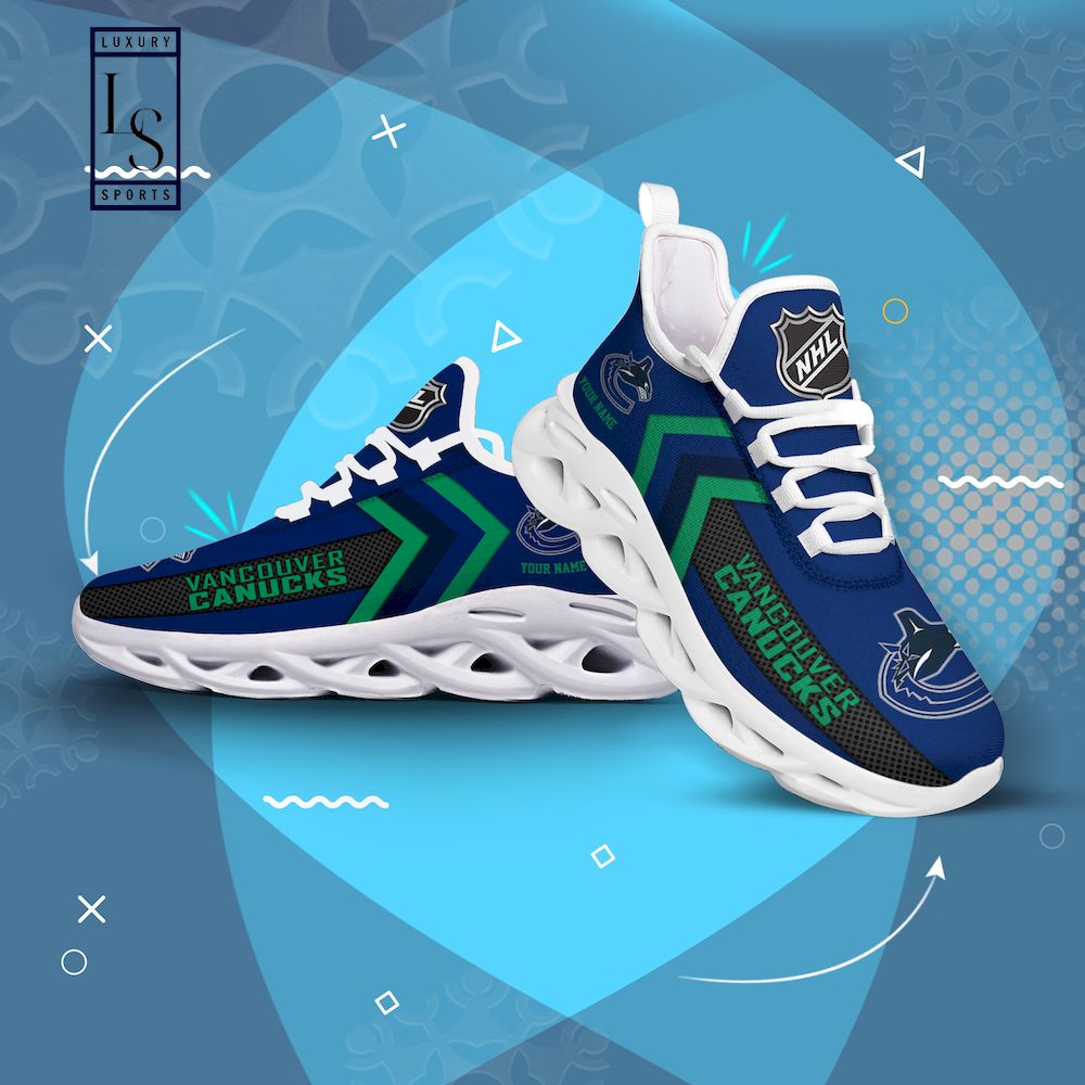 Vancouver Canucks NHL Personalized Max Soul Shoes