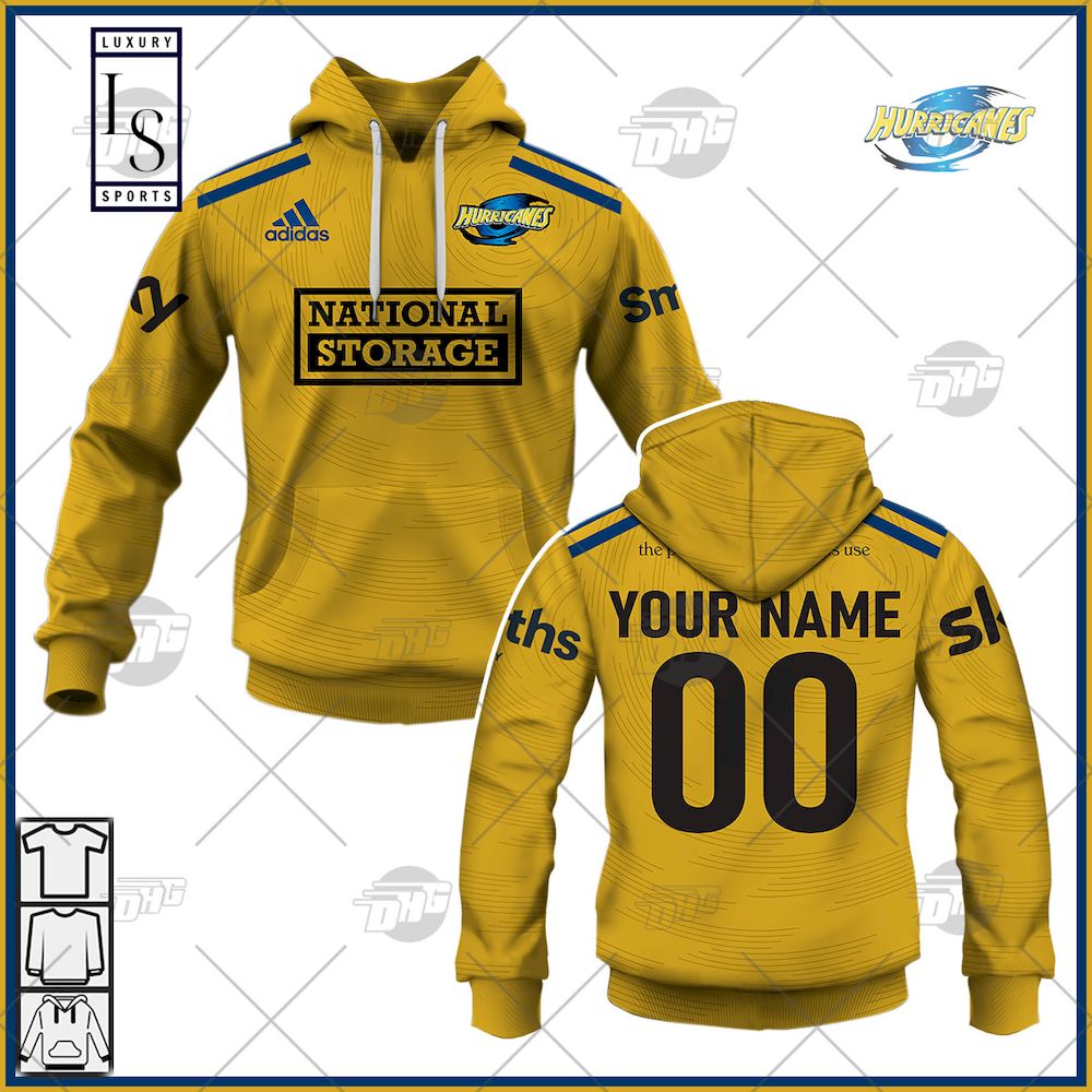 Wellington Hurricanes Home Personalized Hoodie New