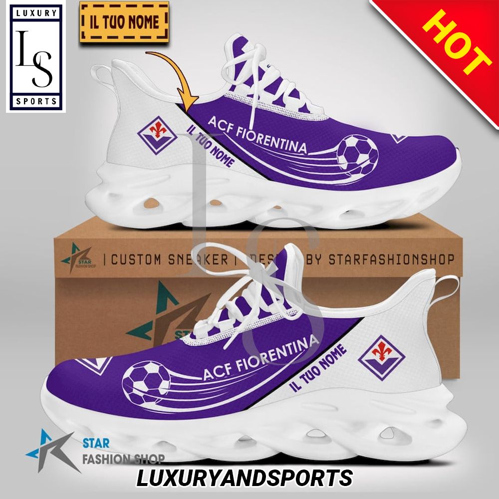 ACF Fiorentina Serie A Custom Name Max Soul Shoes