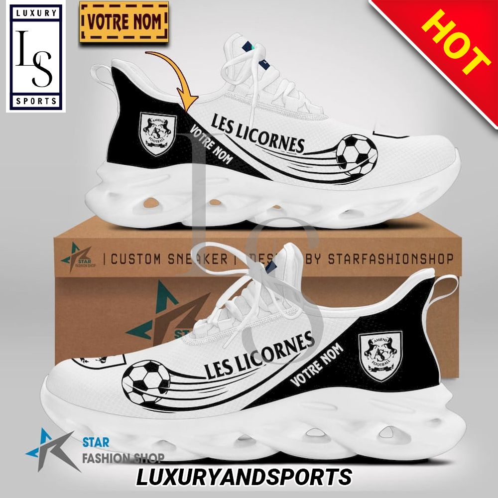 Amiens SC Ligue Custom Name Max Soul Shoes