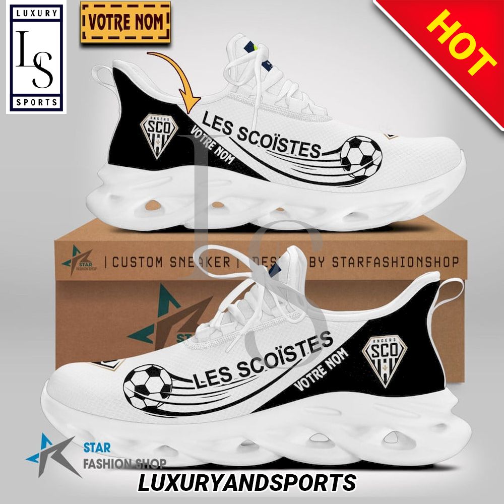 Angers SCO Ligue Custom Name Max Soul Shoes