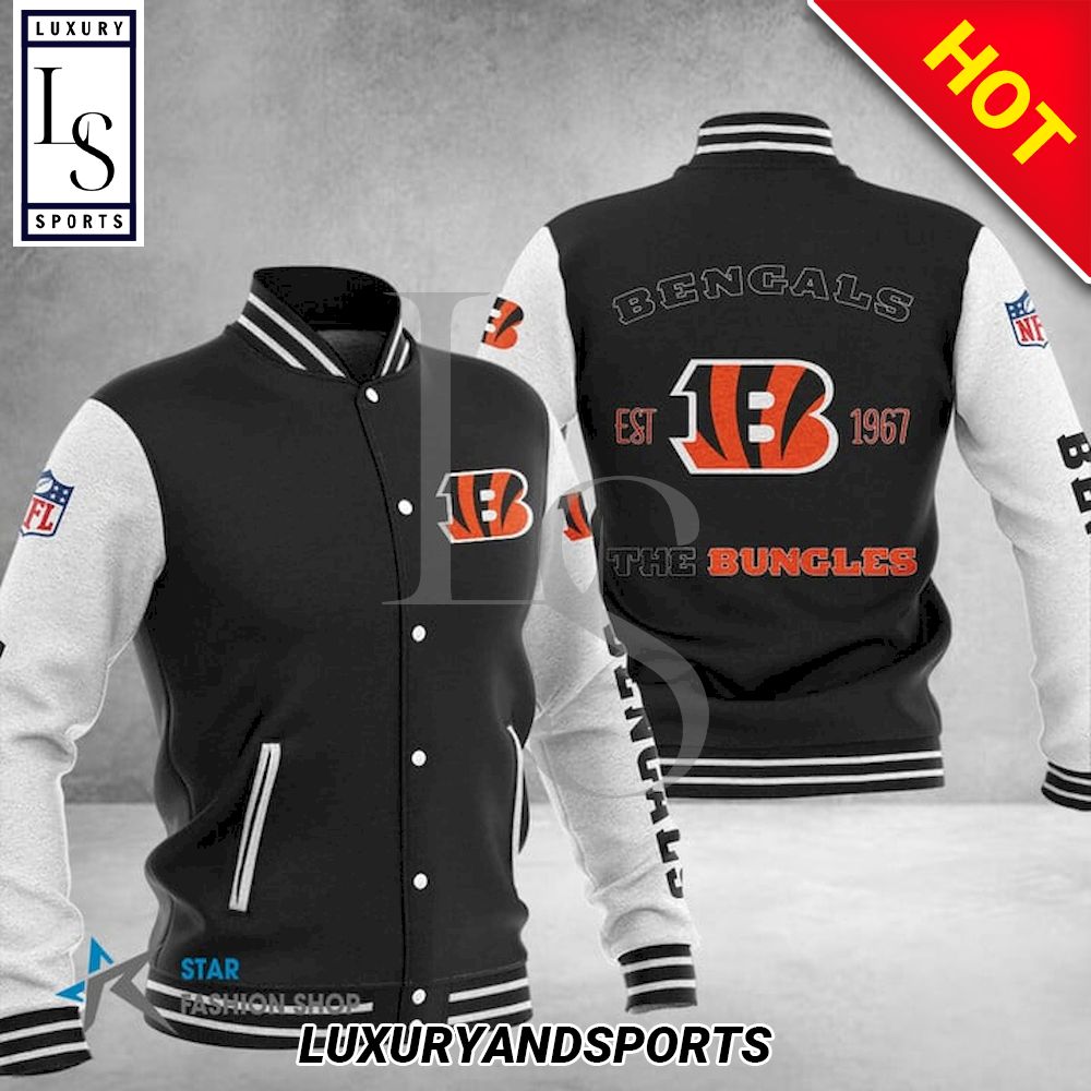Cincinnati Bengals The Bungles Baseball Jacket