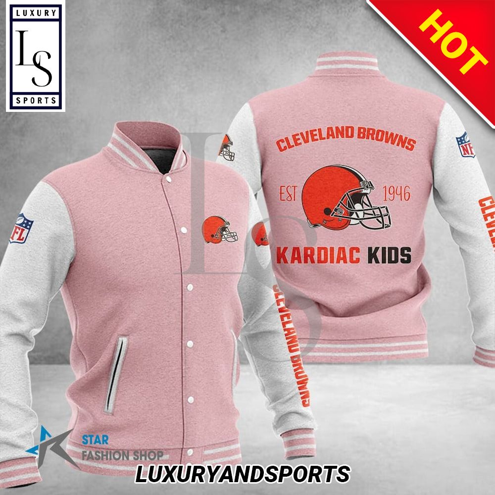 Cleveland Browns Kardiac Kids Baseball Jacket