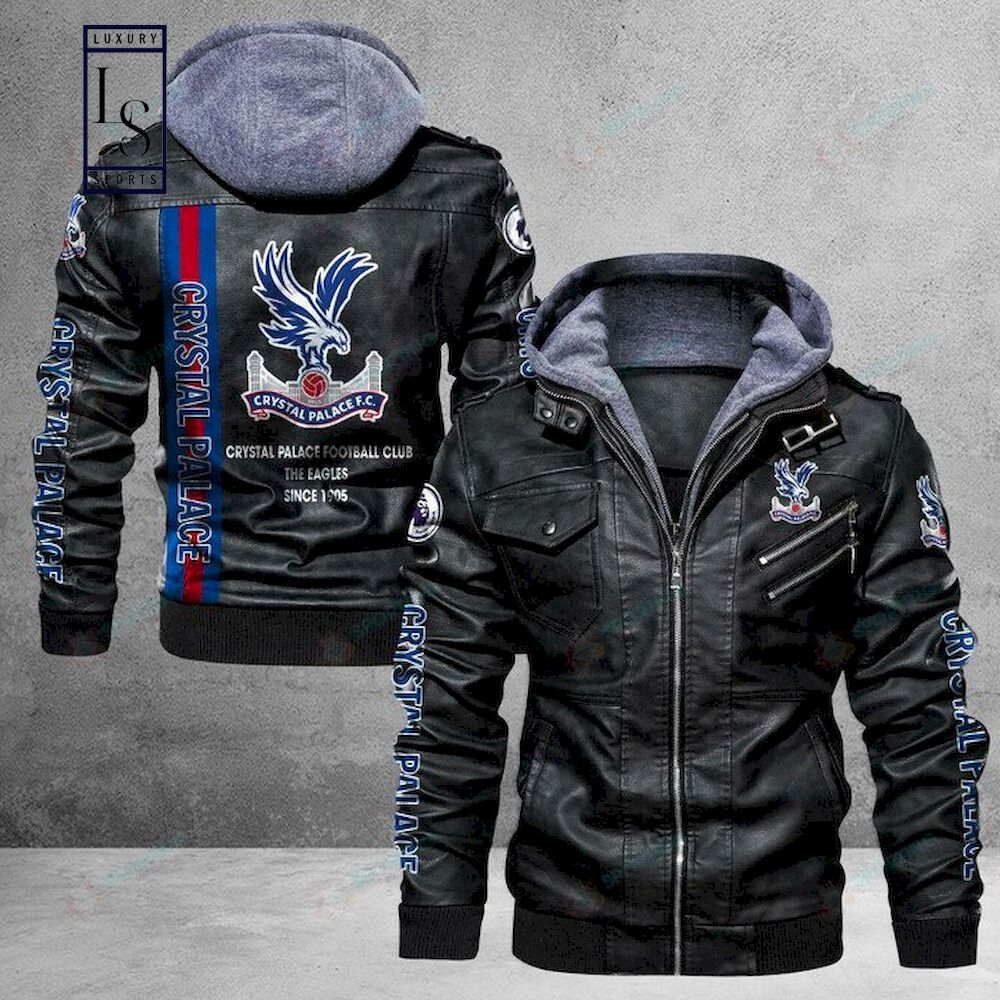 Crystal Palace The Eagles EPL Leather Jacket For Fan Club