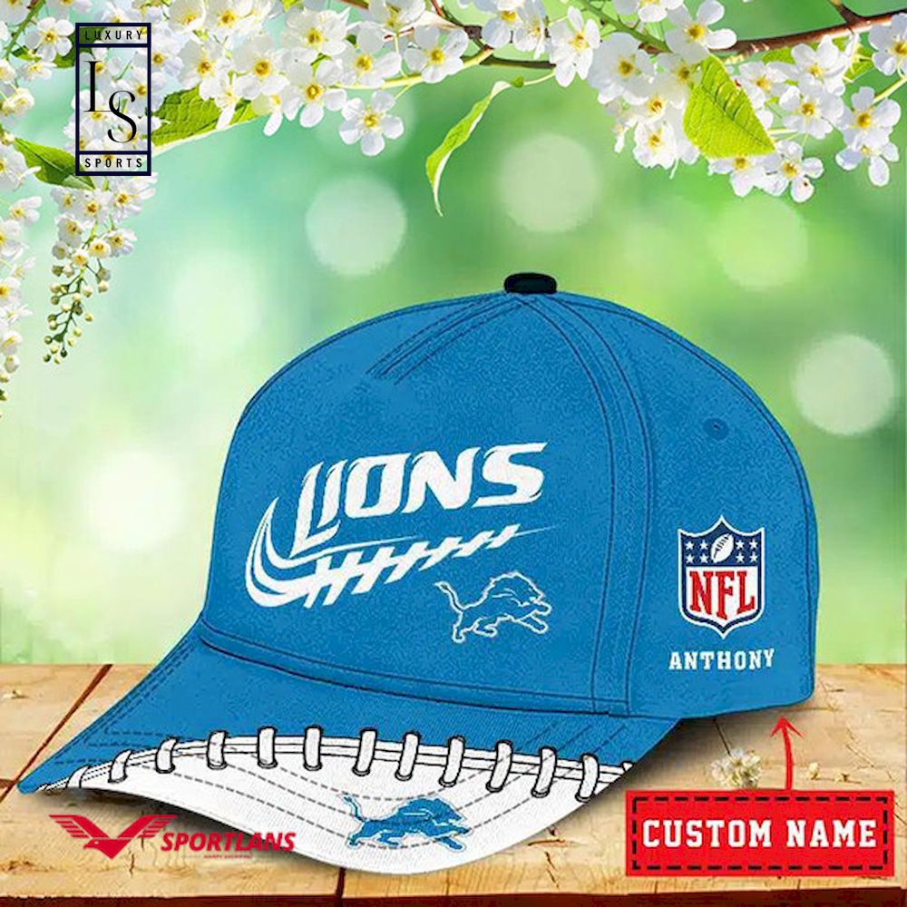 Detroit Lions Personalized NFL Nike Classic Cap