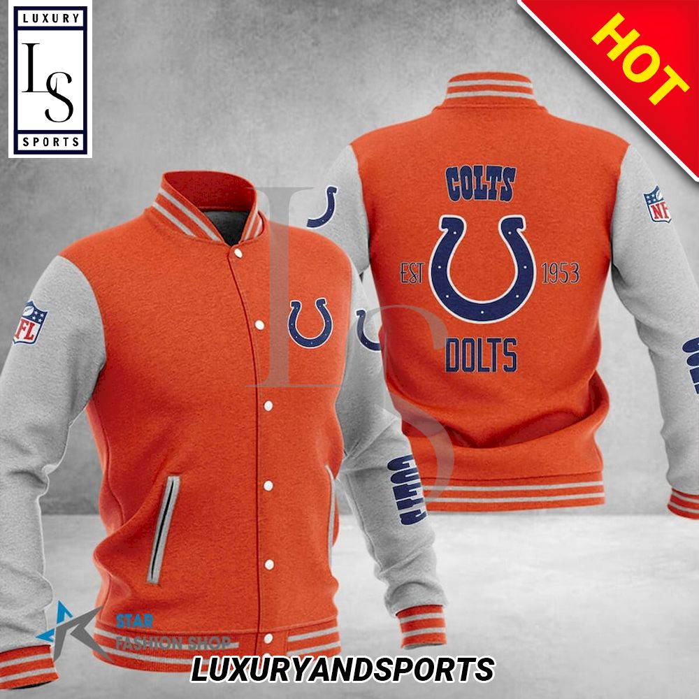 Indianapolis Colts Dolts Baseball Jacket
