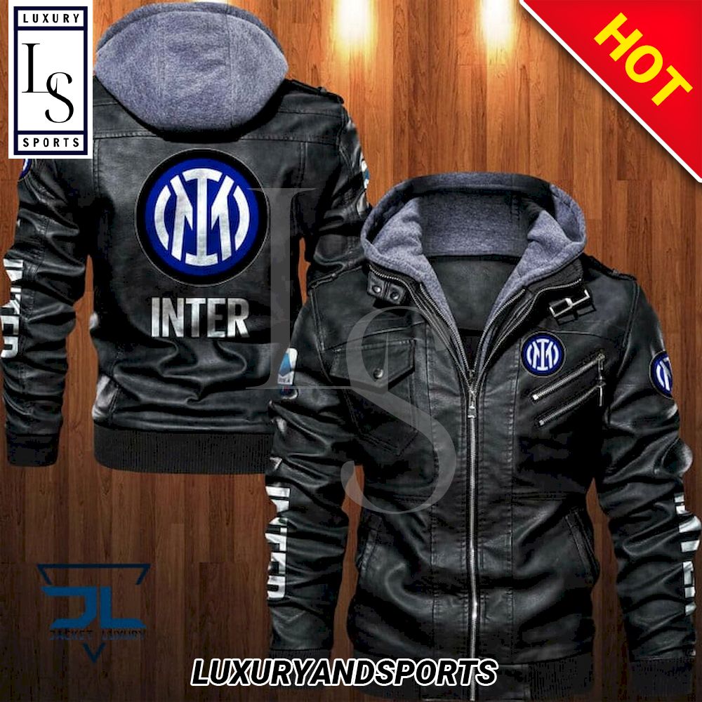 Inter Serie A Leather Jacket