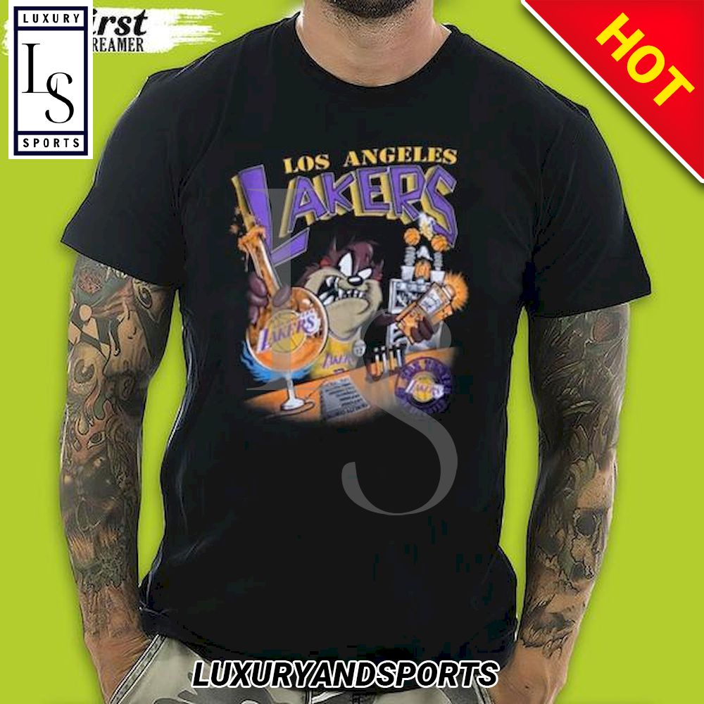 Vintage Los Angeles Dodgers MLB Looney Tunes Art Shirt - Anynee