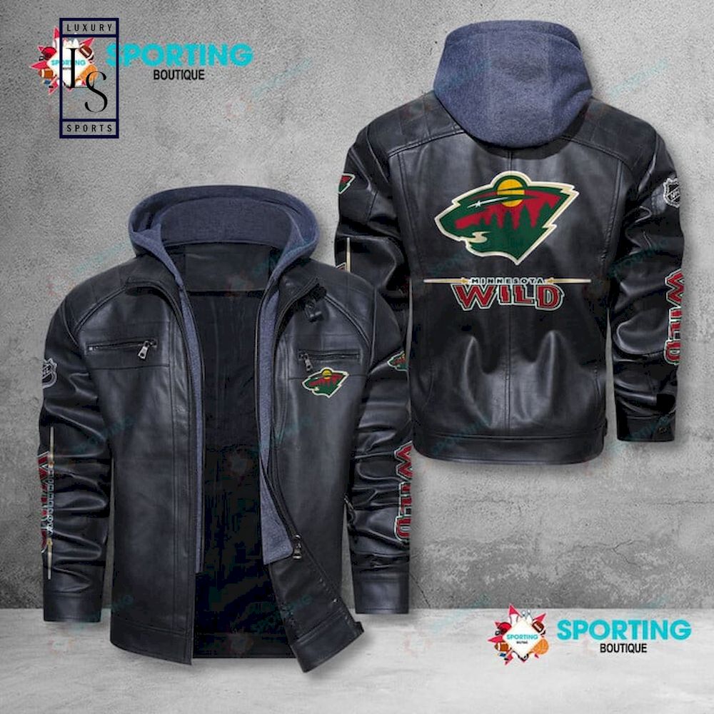Minnesota Wild NHL Leather Jacket